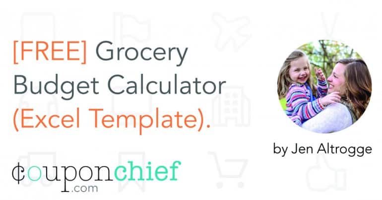 free grocery budget calculator excel template